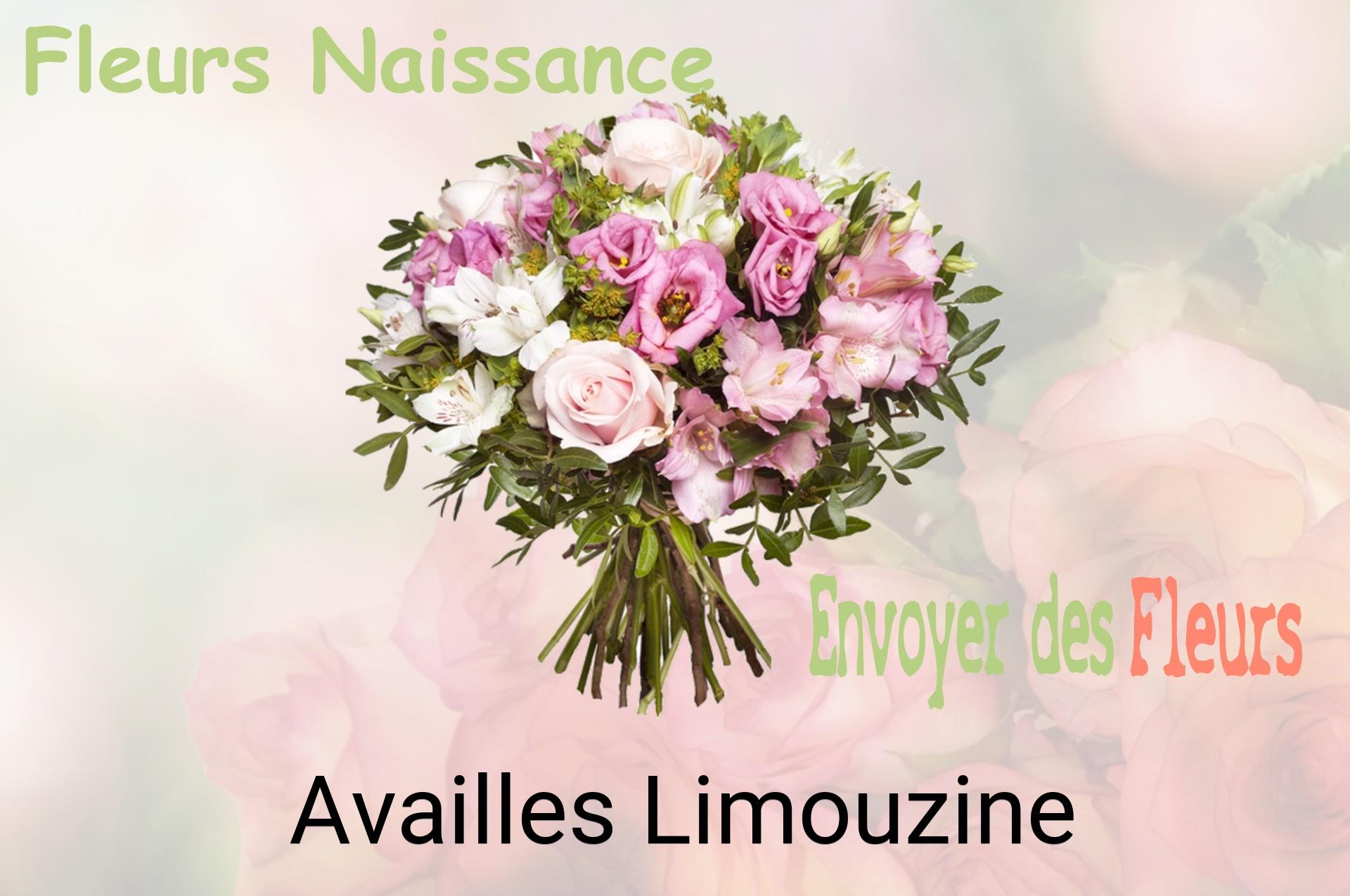 Bouquet de fleurs de naissance livré à Availles-Limouzine