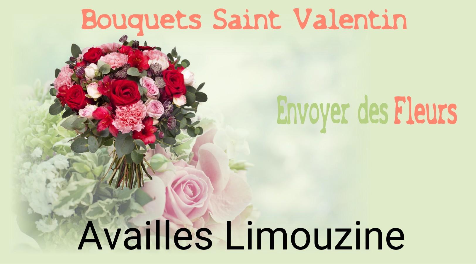 Roses de Saint-Valentin livrées à Availles-Limouzine